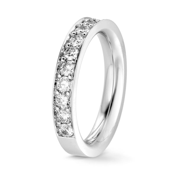 Eternity Ring Serti Diamant Alliance Diamants Grains Mm – Diamee