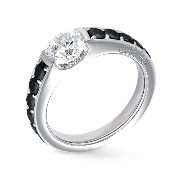 Diamee Bague de fiancailles Collection N°02 Pavage diamants