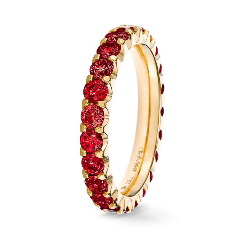 Prestige 2 Prong Setting Ruby Ring - Full Tour 2.5 mm / 1.50 carat