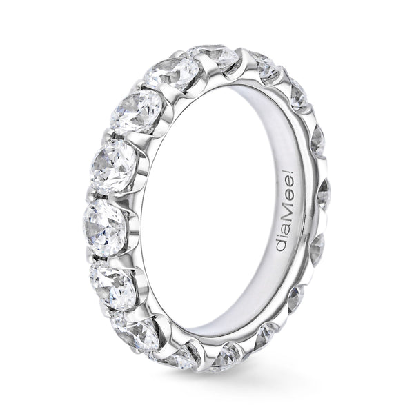 Alliance Diamants Serti 2 griffes Prestige - Tour complet 3.5 mm / 3 carats