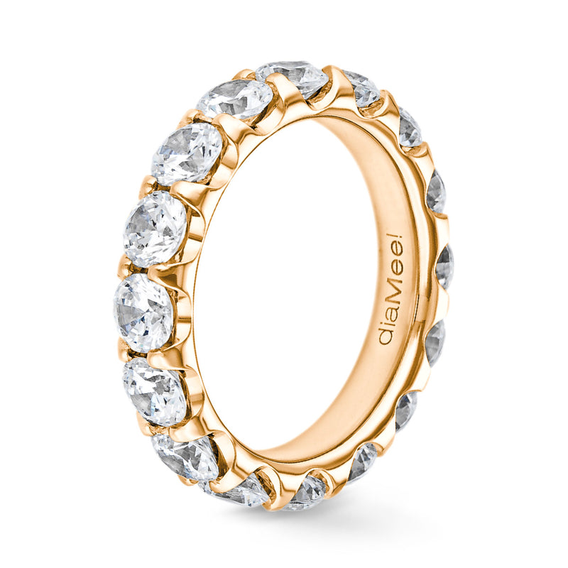 Prong- Set Prestige Diamond Eternity Ring 3.5 MM / 3 CARATS