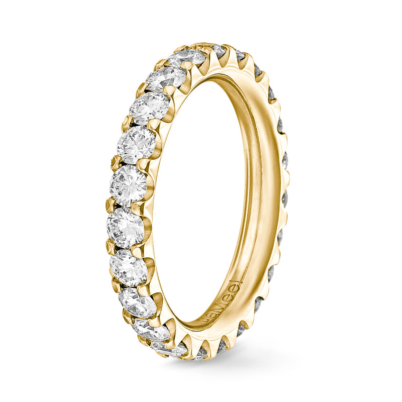 Alliance Diamants Serti 2 griffes Prestige - Tour complet 3 mm / 2 carats