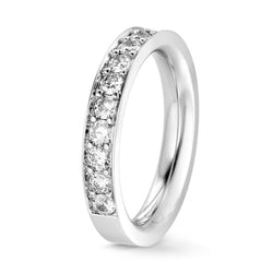 Alliance Diamants Serti 4 grains-rails - 2/3 tour 2.5 mm / 1 carat