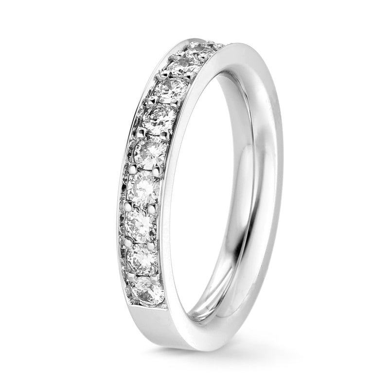 Alliance Diamants Serti 4 grains-rails - 2/3 tour 2.5 mm / 1 carat