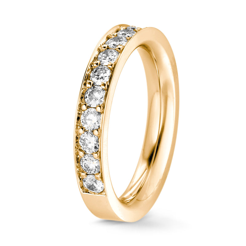Alliance Diamants Serti 4 grains-rails - 2/3 tour 2.5 mm / 1 carat