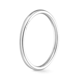 Smooth Platinum Wedding Ring 1.7 mm