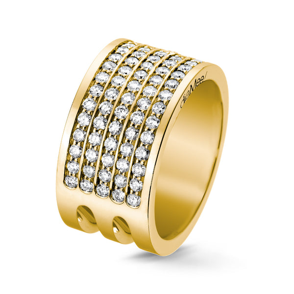 Lovelines Diamond Ring - 5 rows