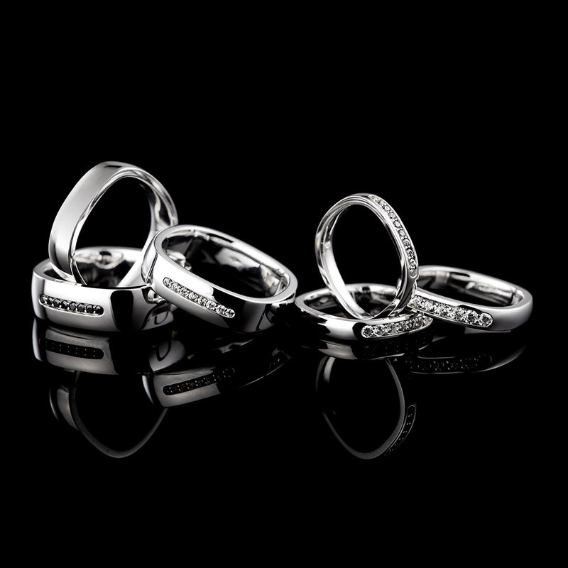 New Classeec N6 Gold Wedding Ring