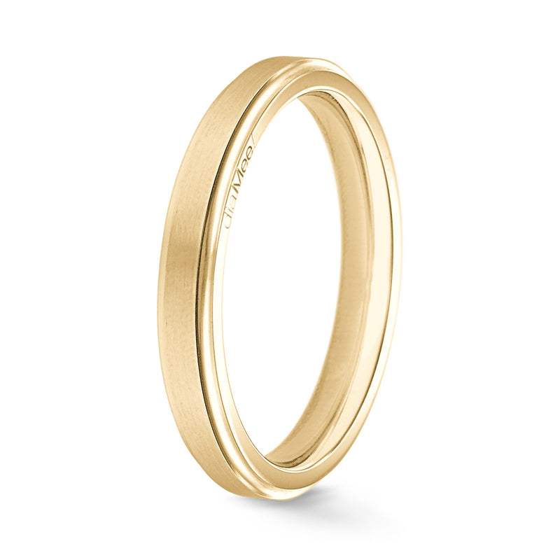 One4Mee Gold Wedding Band - 3.5 mm