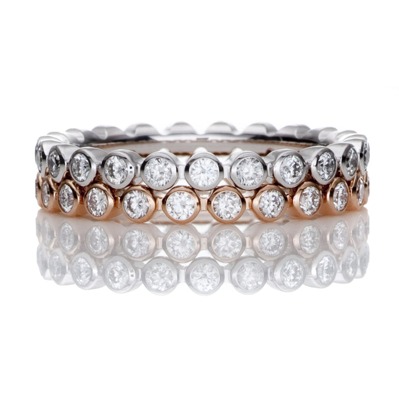Romanteec Diamond Wedding Band 2 mm