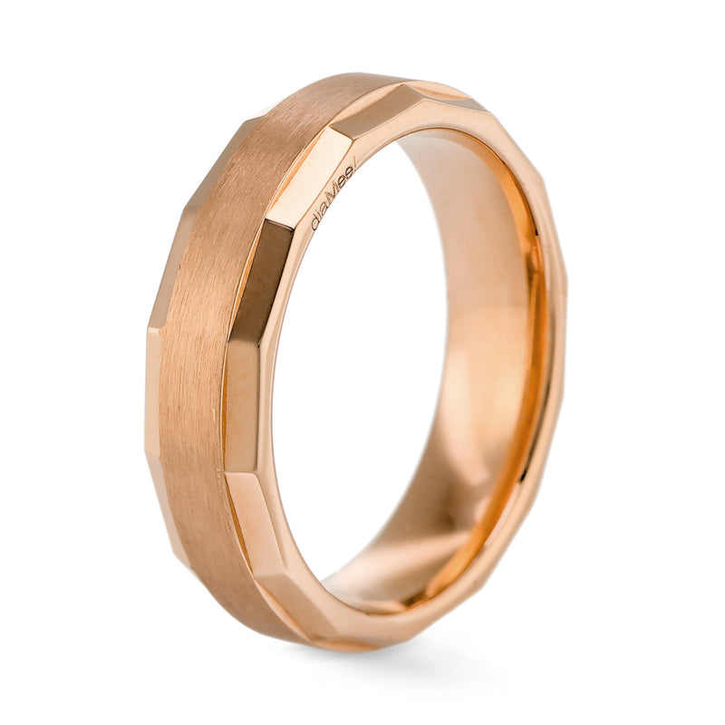 Zeek Zak Gold Wedding Band - 6 mm